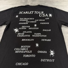 Doja Cat T-Shirt Mens Large Black The Scarlet Tour USA 2023 Graphic Concert Tee
