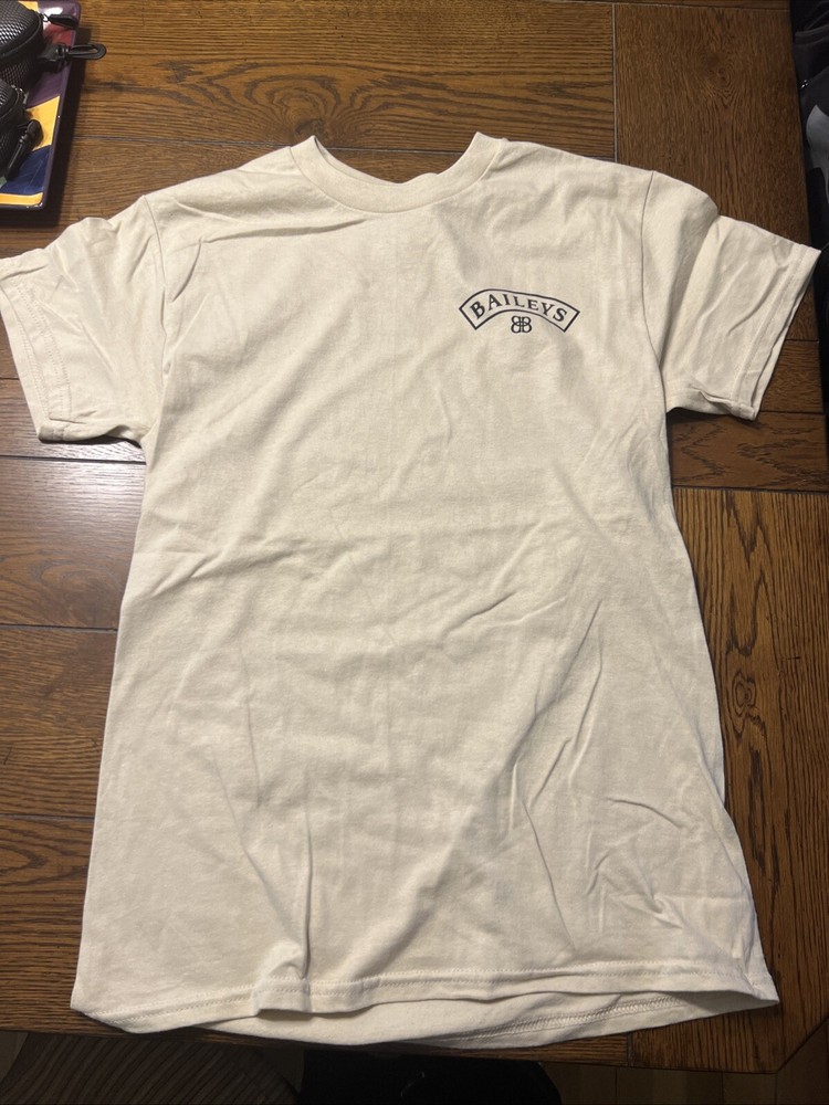 Brand New NWOT Bailey’s Irish Cream T Shirt – “But First, Coffee…” – Size Small