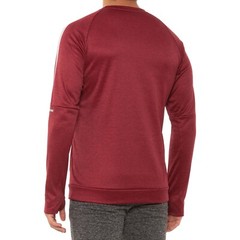 Adidas Men’s Sweatshirt Pullover Shirt Large Red Athletic Reflective Climawarm