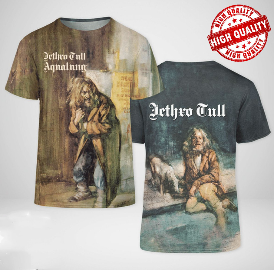 Jethro Tull Band Aqualung Album Christmas 3D AOP T Shirt Unisex S-6XL IM1510