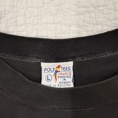 Poly Tees Men’s L Black Crew Neck Short Sleeve Hawaii Honolulu Graphic Logo Tee