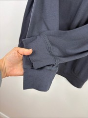 Unbound Merino Shirt Mens XXL Dark Gray Merino Wool Jersey Long Sleeve Crew