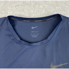 Nike Pro Dri-Fit T-shirt Men’s Small Blue Crew Neck Short Sleeve Polyester Blend