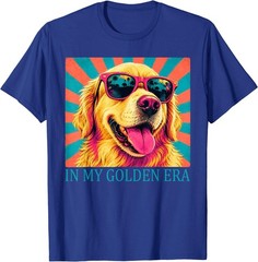 Funny in My Golden Retriever Era Cool Dog Mom Graphic T-Shirt