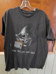 Alien Game Over Man Shirt Mens Large Ripple Junction Xenomorph Video Game Tee