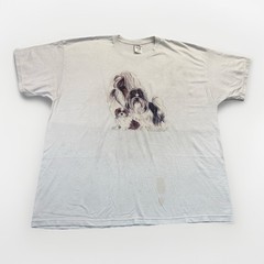 Vintage Shih Tzu Shirt Mens 2XL 90s Dog Puppy Animal Wild Side Distressed