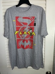 The Flash DC Comics T Shirt Gray Size X Large