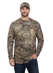 MENS JUNGLE CAMOUFLAGE SHIRT LONG SLEEVE TSHIRT TOP GREEN BROWN TREE M – 7XL