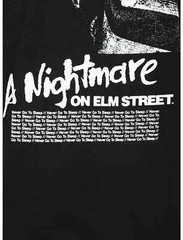 A Nightmare On Elm Street Movie Black & White Freddy Long-Sleeve Tee Shirt New