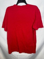 NWT Timberland Mens Red Crew Neck Regular Fit Kennebec River Tree Logo T-Shirt M