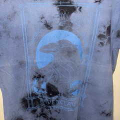 Wizarding World Of Harry Potter Adult Large Blue Black Tie-dye Ravenclaw Shirt