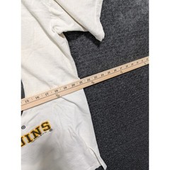 Boston Bruins V Neck T Shirt Vintage Large Graphic Tee White Women’s