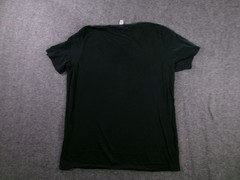Bella Canvas Shirt Men Large Black Short Sleeve Basic Casual Minimalist Classic