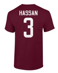 Qatar Soccer #3 Abdelkarim Hassan World Football Fans Adult and Youth T-Shirt