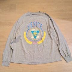 J. Galt Venice Beach Long Sleeve Shirt Adult XL Gray Surf California Muscle