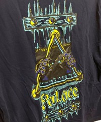 PALACE Lock In Longsleeve Cut and Sewn Top Size: M Navy Men