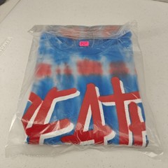Deathwish Skateboarding Shirt Mens L Blue Tie Dye Logo Graphic Skater Streetwear