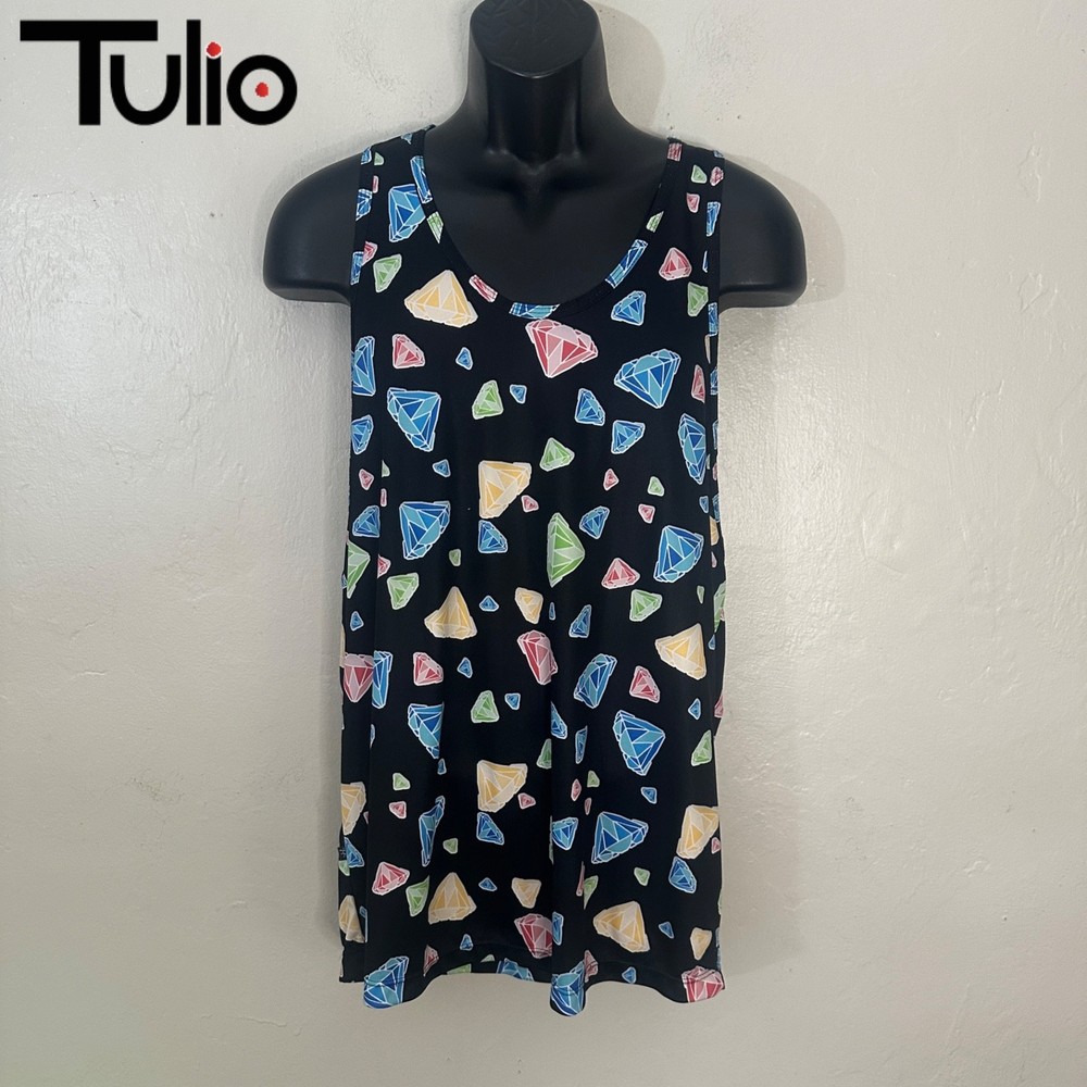 Tulio Tank Top XL 100% polyamide Made in Brazil Gently worn 22″ armpits