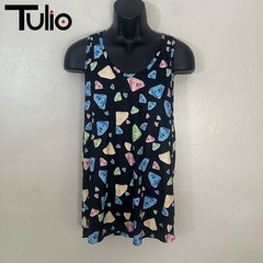 Tulio Tank Top XL 100% polyamide Made in Brazil Gently worn 22″ armpits