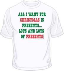 Lots of Presents – Christmas Funny T Shirt You Choose Style, Size, Color 10790
