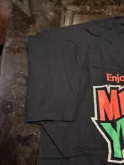 Vintage Mens Enjoy Mello Yello Racing T-shirt Size XXL Single Stitch Cal Cru