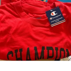 Champion T-Shirt Mens 4XL Red New Ath Dept Graphic Big & Tall Short Sleeve Tee