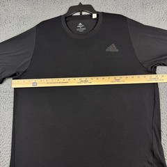adidas T-Shirt Men’s XL Freelift Short Sleeve Logo Tee Crewneck Climalite Black