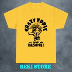 Crazy Eddie Insane Men’s Yellow T-shirt Size S-5XL