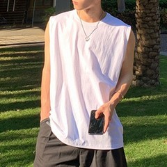 Fashion Vacation Daily Men’s Vest Summer Tank Solid Tops Casual Slight Stretch