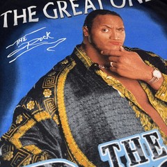 WWE The Rock Know Your Role Brahma Bull Champion Shirt Size XL