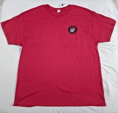 Georgia Bulldogs Men Shirt XL Red Short Sleeve Crew Neck Solid Hanes New
