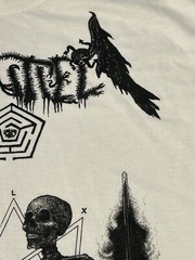 NIANTIEL Qayin Large LS SHIRT WHITE Ashdautas Xasthur Judas Iscariot Beherit Von