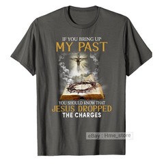 Bring Up My Pass Jesus Dropped The Charges T-Shirt Christian Faith In God Tee