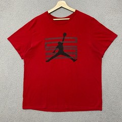 Jordan T-shirt Men’s XL Red Short Sleeve Standard Fit Jumpman 23 Logo