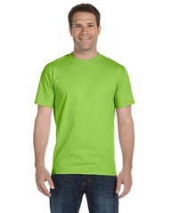 Hanes Mens T-Shirt Blank T Shirt Plain Tee Top, Green, S, 4 Pack
