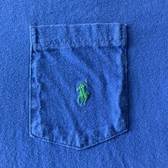 VINTAGE Polo Ralph Lauren Shirt Mens Large Faded 90s Made In USA Single Stitch