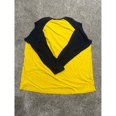 Colosseum Michigan Wolverines Go Blue Raglan Long Sleeve Shirt Mens 3X