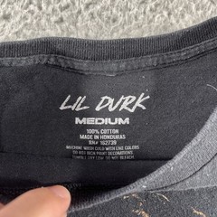 Lil Durk Shirt Mens Medium Black Chicago Drill Music Rap Hip Hop Graphic Print