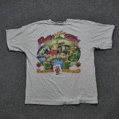 Vintage Caribbean Soul T Shirt Mens XL Grey Parrot Poker Party 2006 Y2K