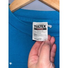 Vintage Tultex Arizona Kokopelli Graphic T-Shirt Blue Large 90s Southwest Tee