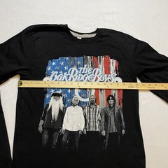 The Oak Ridge Boys Shirt Men’s Medium Long Sleeve Double Sided Black Patriotic