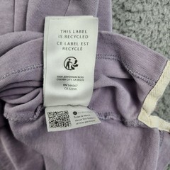 Outerknown Second Spin Shirt Mens Small Purple Organic Cotton Sustainable Tee