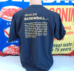 SKREWBALL PEANUT Butter Whiskey graphic T Shirt Men’s 2XL BARTENDER CALIFORNIA