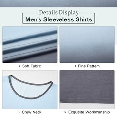 Mens Sleeveless Tank Top Summer Beach Graphic Muscle Tee Shirt Casual Hawaiian