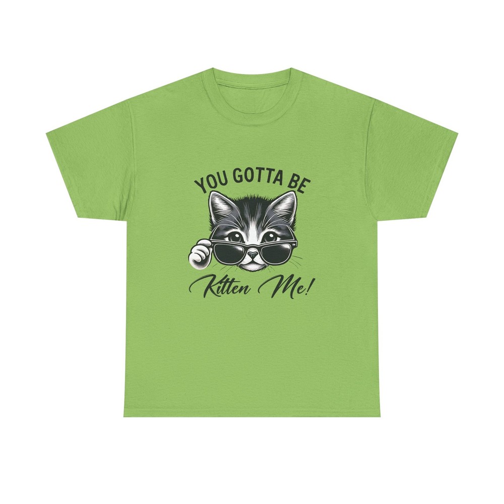 Cat Lover Unisex Heavy Cotton Tee, Funny Cat Shirt, Pet Lover Gift, Cute Animal