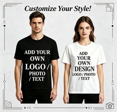 Custom Logo Photo Text Name T-Shirt Best Friend Birthday Keepsake Gift