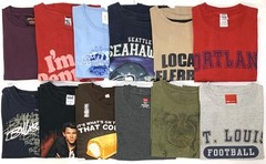 Graphic T-shirt Lot Of 12 Shirts 3 Small • 3 Medium • 3 large • 3 XL Bargain! a