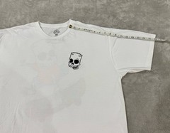 The Simpsons Halloween T-Shirt Sz XL Bart Skeleton Skateboarding Cotton Tee