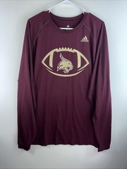 Adidas x Texas State Bobcats Men’s 2XL Dry Fit Climalite L/S Training T-Shirt