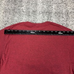 NEW Dr Pepper Logo Men’s M Red Heather T-Shirt Tee Luv Graphic Cotton Blend